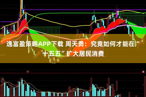 逸富盈策略APP下载 周天勇：究竟如何才能在“十五五”扩大居民消费