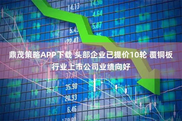 鼎茂策略APP下载 头部企业已提价10轮 覆铜板行业上市公司业绩向好